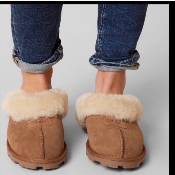 UGG Coquette Slippers chestnut womens size 9 gently used